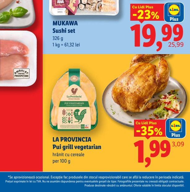 Provincia Pui Grill Vegetarian Hrănit Cereale