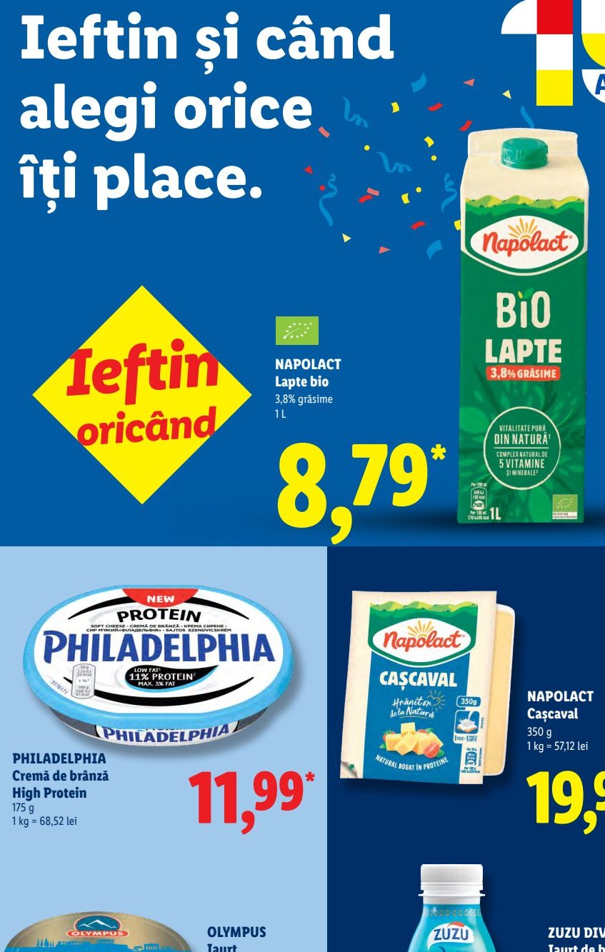 Philadelphia Cremă Brânză High Protein