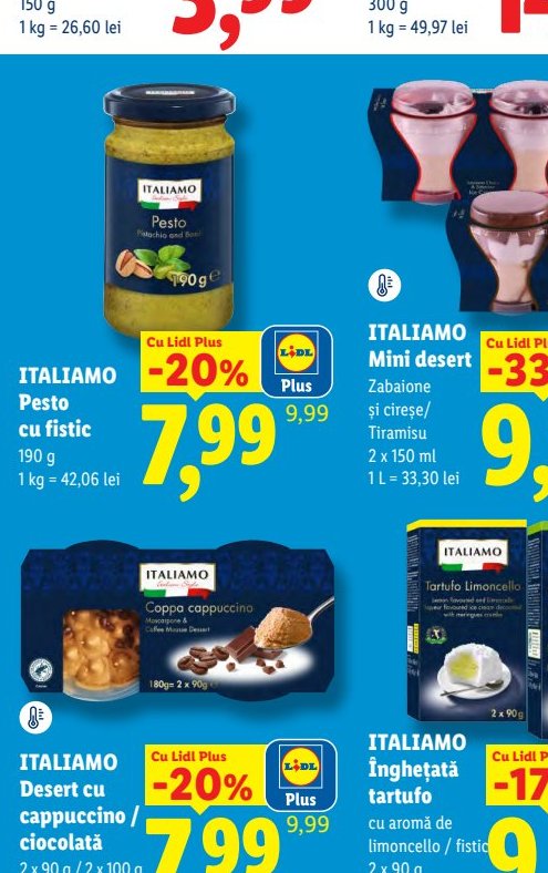 Italiamo Desert Cappuccino Ciocolată
