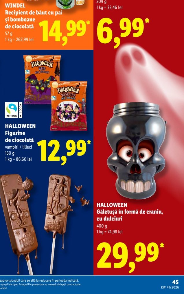 Halloween Găletușă Formă Craniu Dulciuri