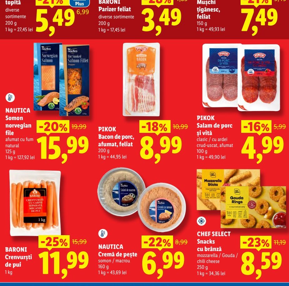 Pikok Salam Porc Și Vită Clasic Ardei Crud-Uscat Afumat
