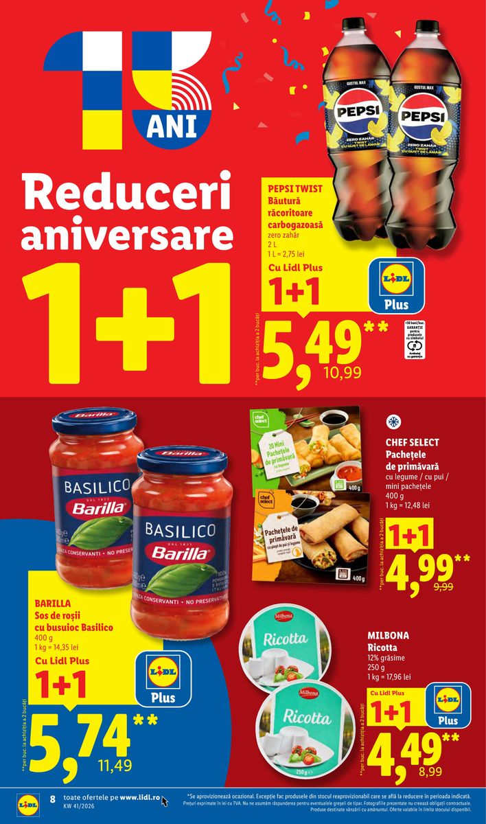 Pagina din catalog