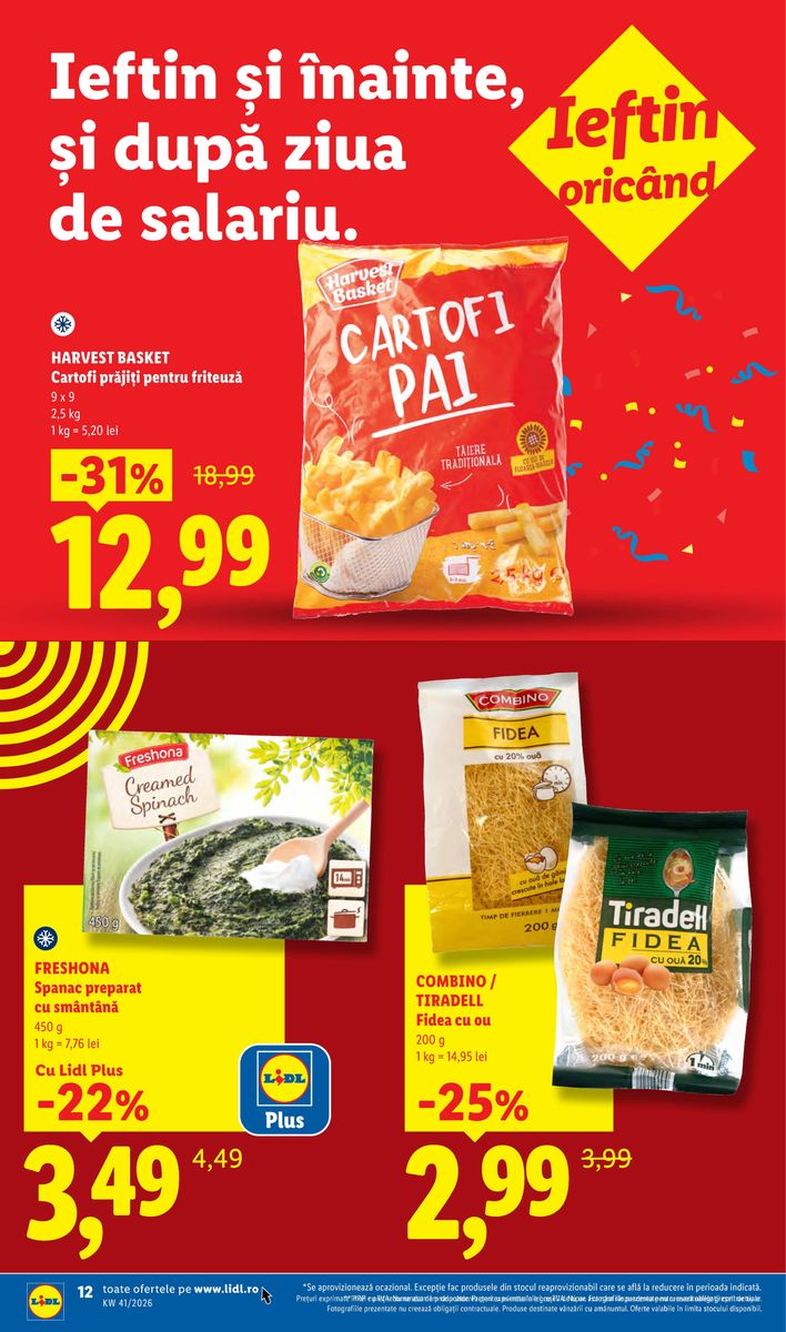 Pagina din catalog