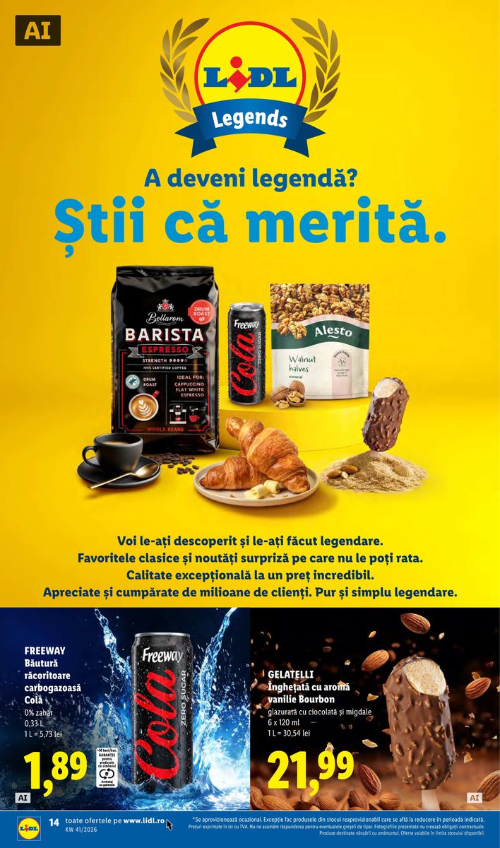 Pagina din catalog