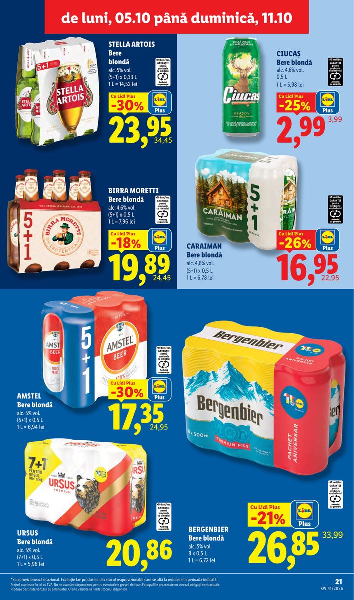 Pagina din catalog