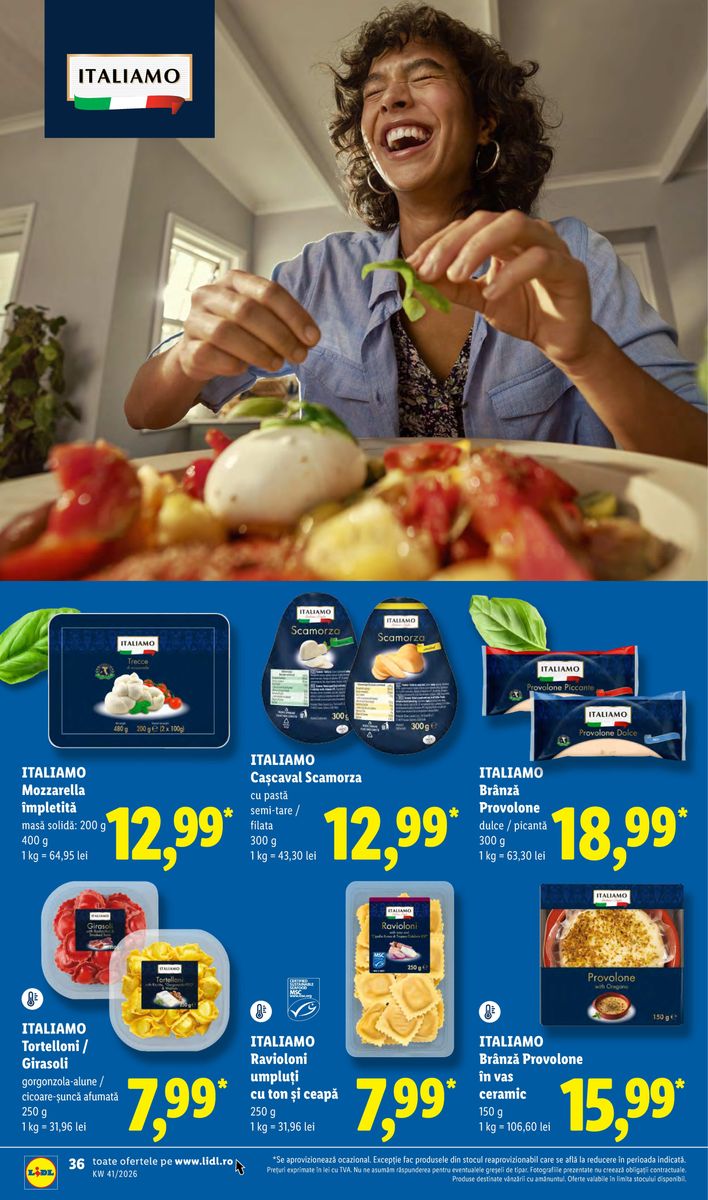 Pagina din catalog