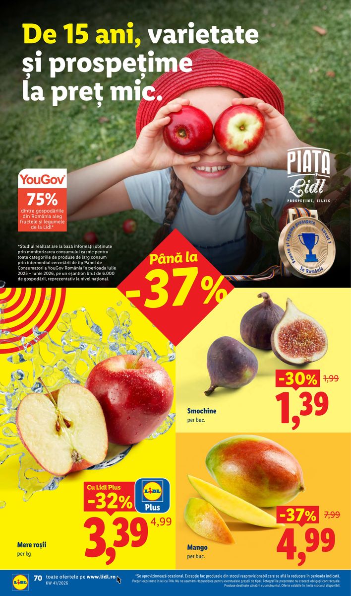 Pagina din catalog