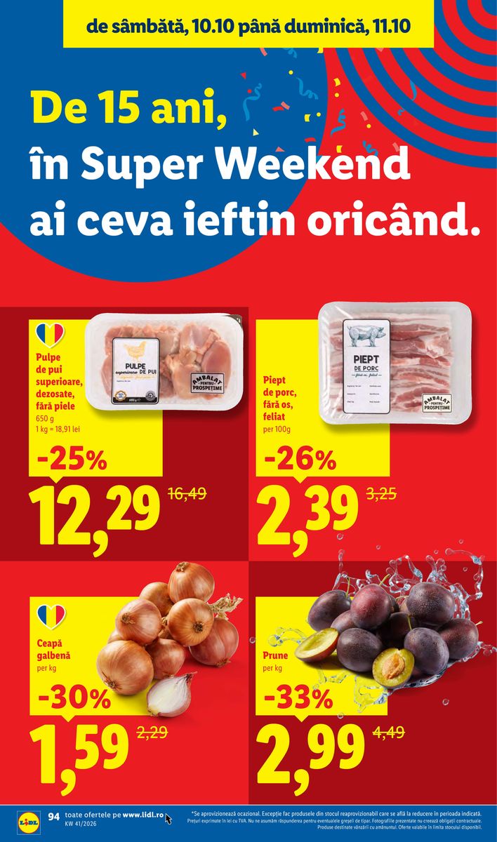 Pagina din catalog