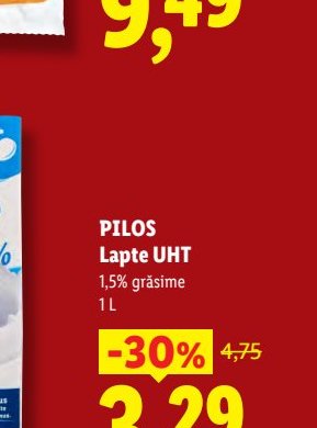 Pilos Lapte Uht 15% Grăsime