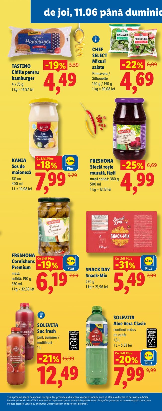 Freshona Sfeclăroșie MuratăFâșii Masă Solidă
