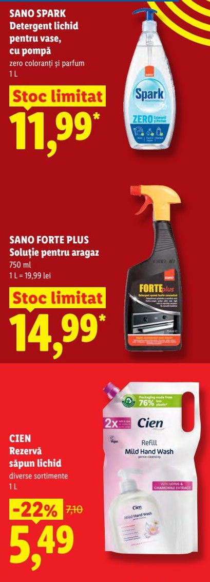 Cien Rezervă Săpun Lichid Diverse Sortimente Nufăr Soluție Curățare Baie
