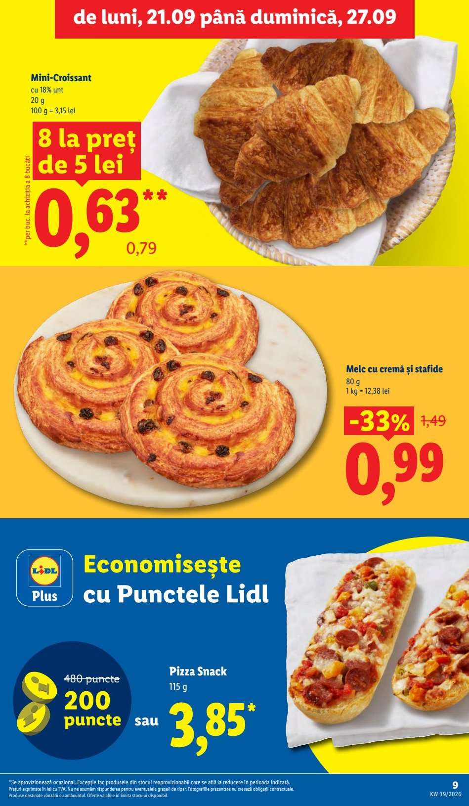 Pizza Snack Puncte Melc Cremă Și Stafide