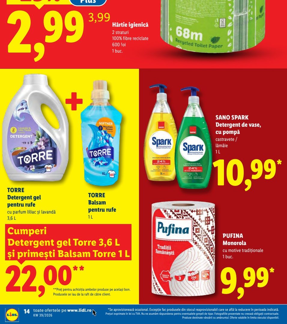 Cumperi Detergent Gel Torre 36 Primești Balsam Rufe Parfum Liliac