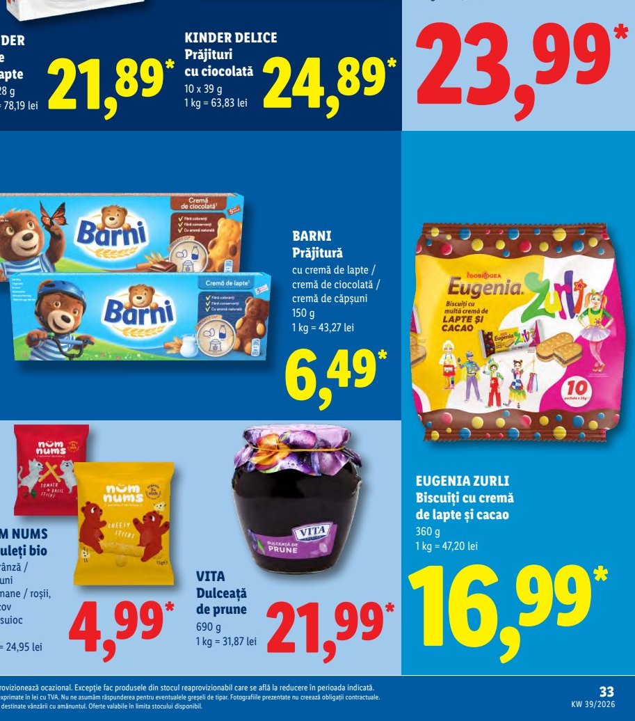 Barni Prăjitură Cremă