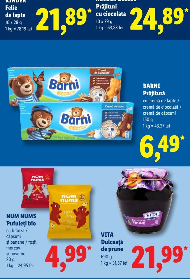 Num Nums Pufuleți Bio Brânză Căpșuni Și Banane Roșii Morcov