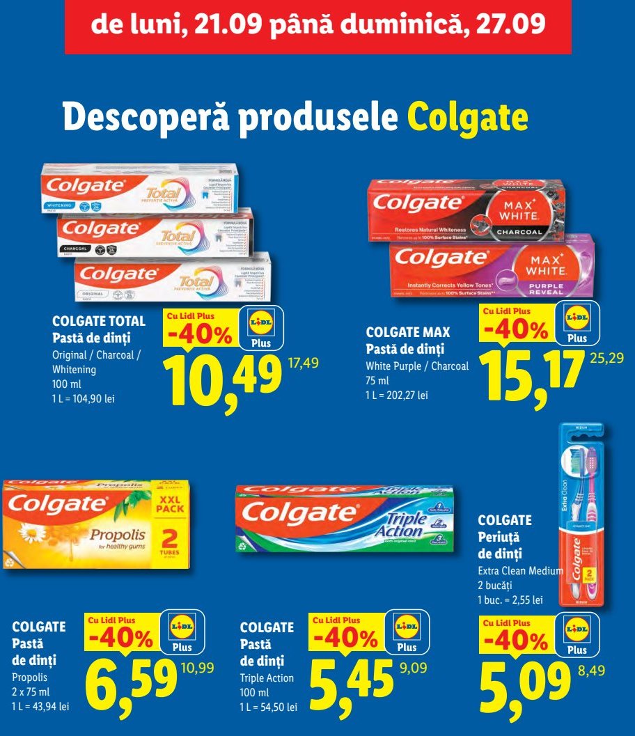 Total Pastă Dinți Original Charcoal Whitening