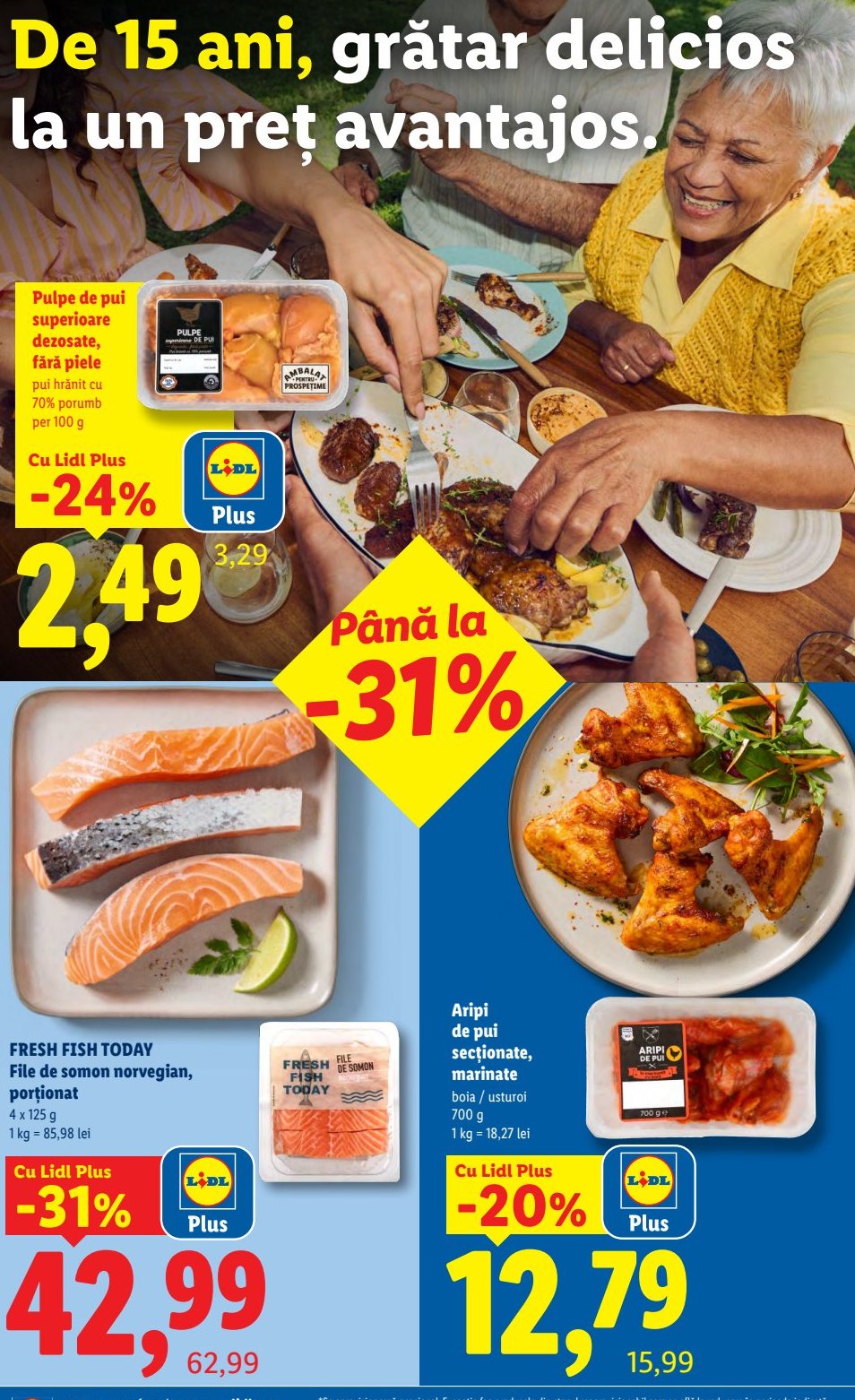 Aripi Secționate Marinate Boia Usturoi