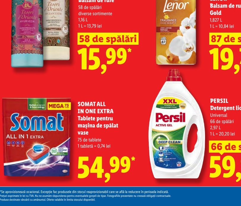 Somat All One Extra Tablete Mașina Spălat Vase Tabletă