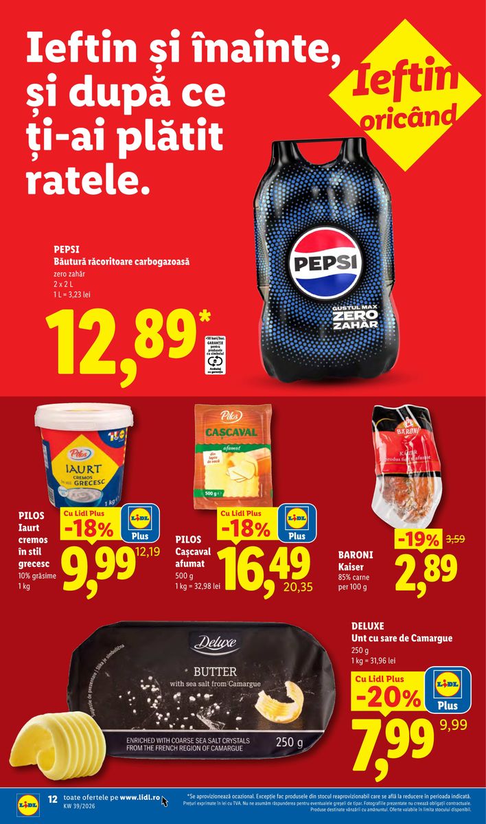 Pagina din catalog