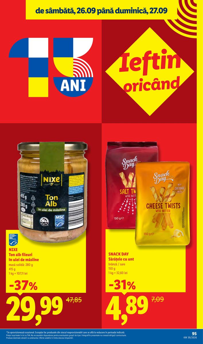 Pagina din catalog
