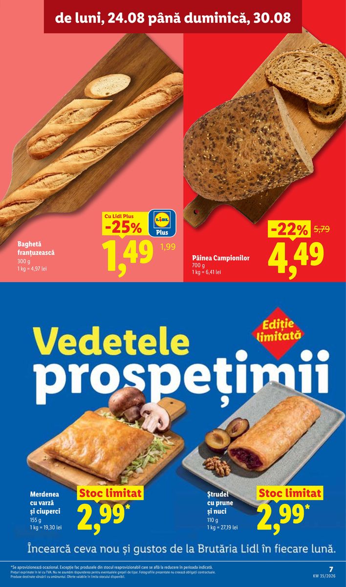 Pagina din catalog