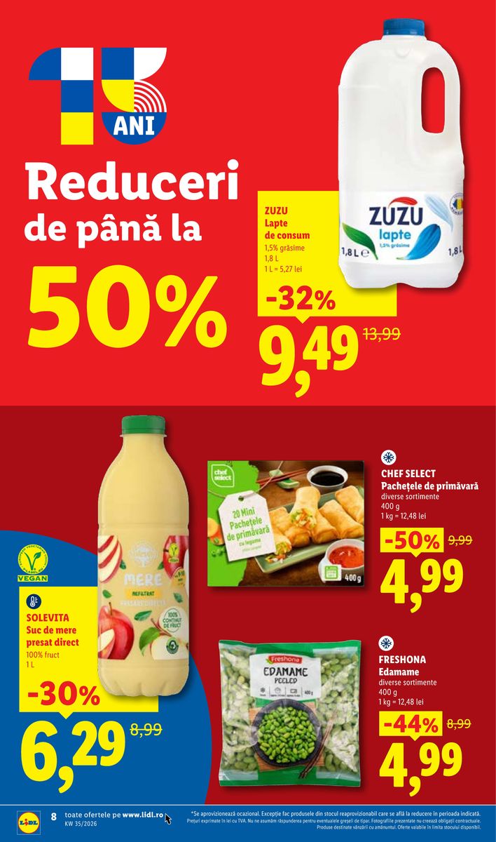 Pagina din catalog