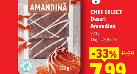 Chef Select Desert Amandină