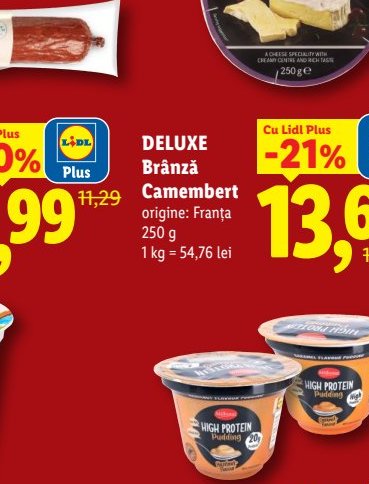Deluxe Brânză Camembert Origine Franța