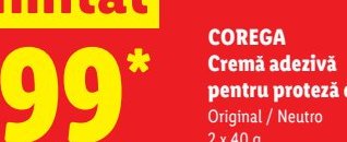 Corega Cremă Adezivă Proteză Dentară Original Neutro