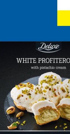 Deluxe Profiterol Cremă Fistic