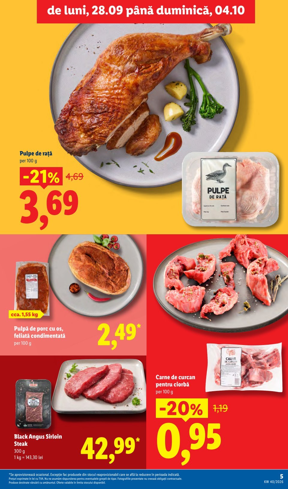 Pulpă Porc Os Feliată Condimentată