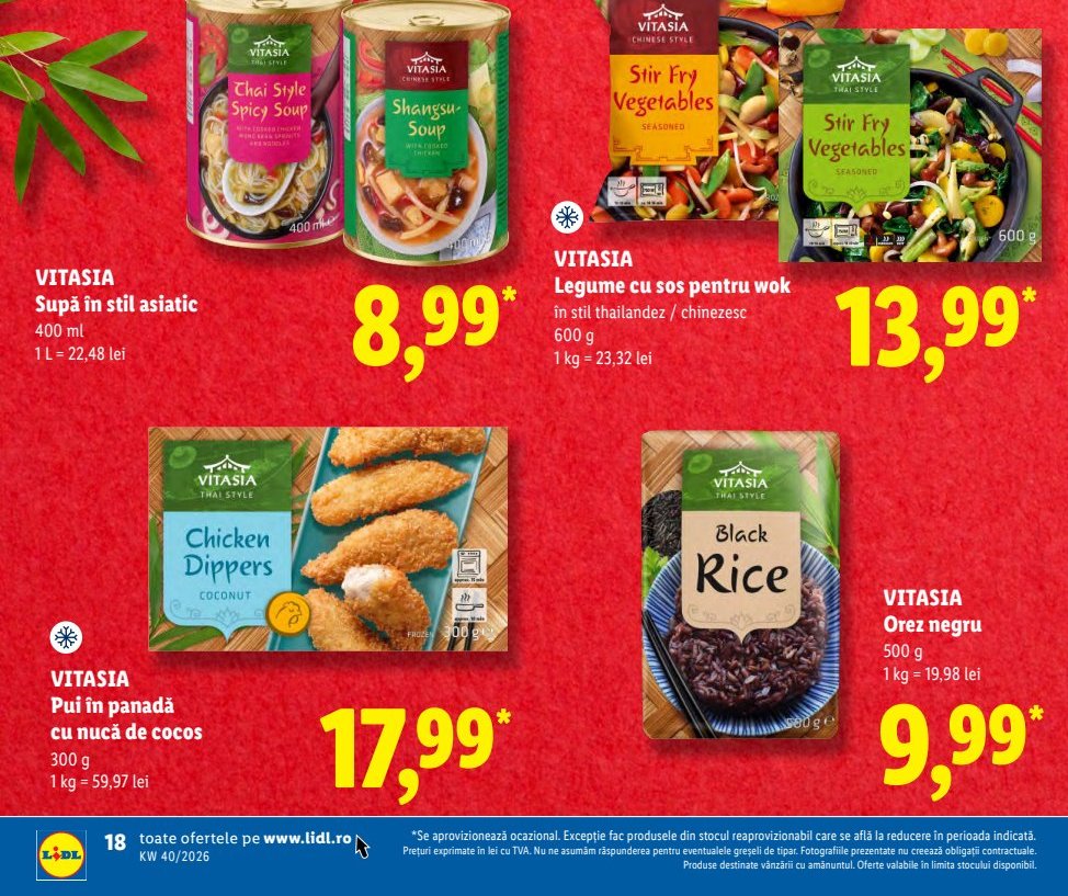 Vitasia Legume Sos Wok Stil Thailandez Chinezesc
