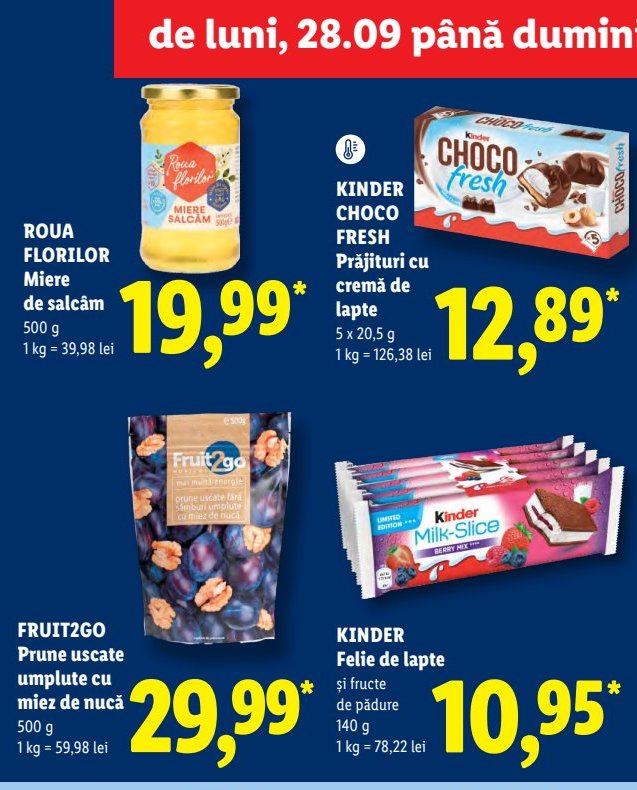 Fruit2Go Prune Uscate Umplute Miez Nucă