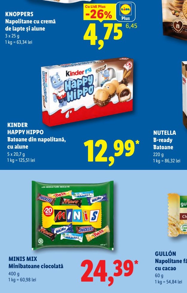 Nutella B-Ready Batoane