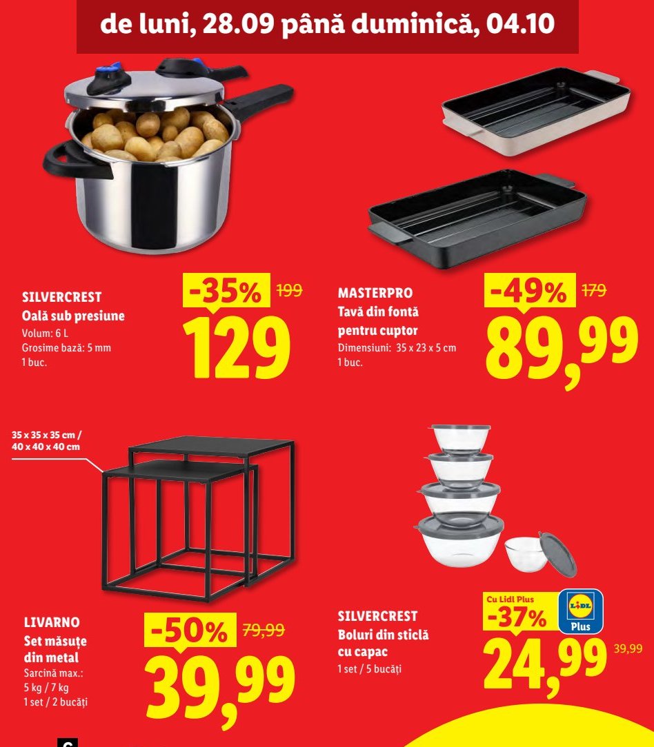 Masterpro Tavă Fontă Cuptor