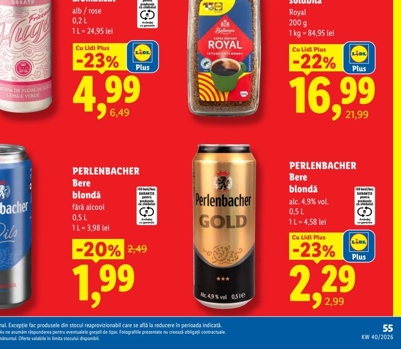 Perlenbacher Bere Blondă Alcool 05