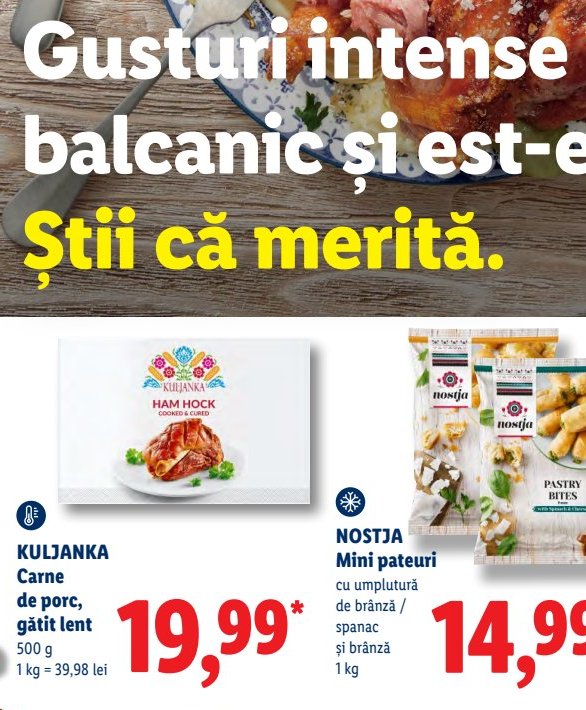 Nostja Mini Pateuri Umplutură Brânză Spanac Trapist Panadă