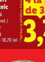 Milbona Desert Proteic Aromă Caramel Alune